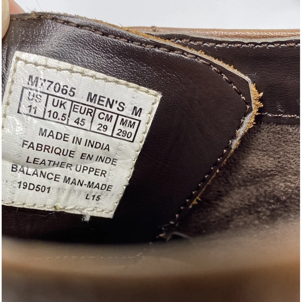 Rockport Mens 11 Brown Leather Walkability Shock‎ Absorbing Lace Up Oxford Shoes